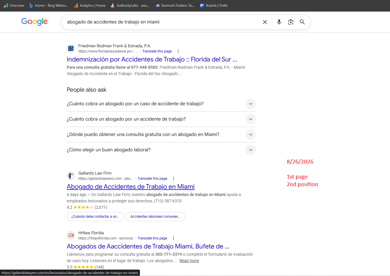 Google SEO Analysis