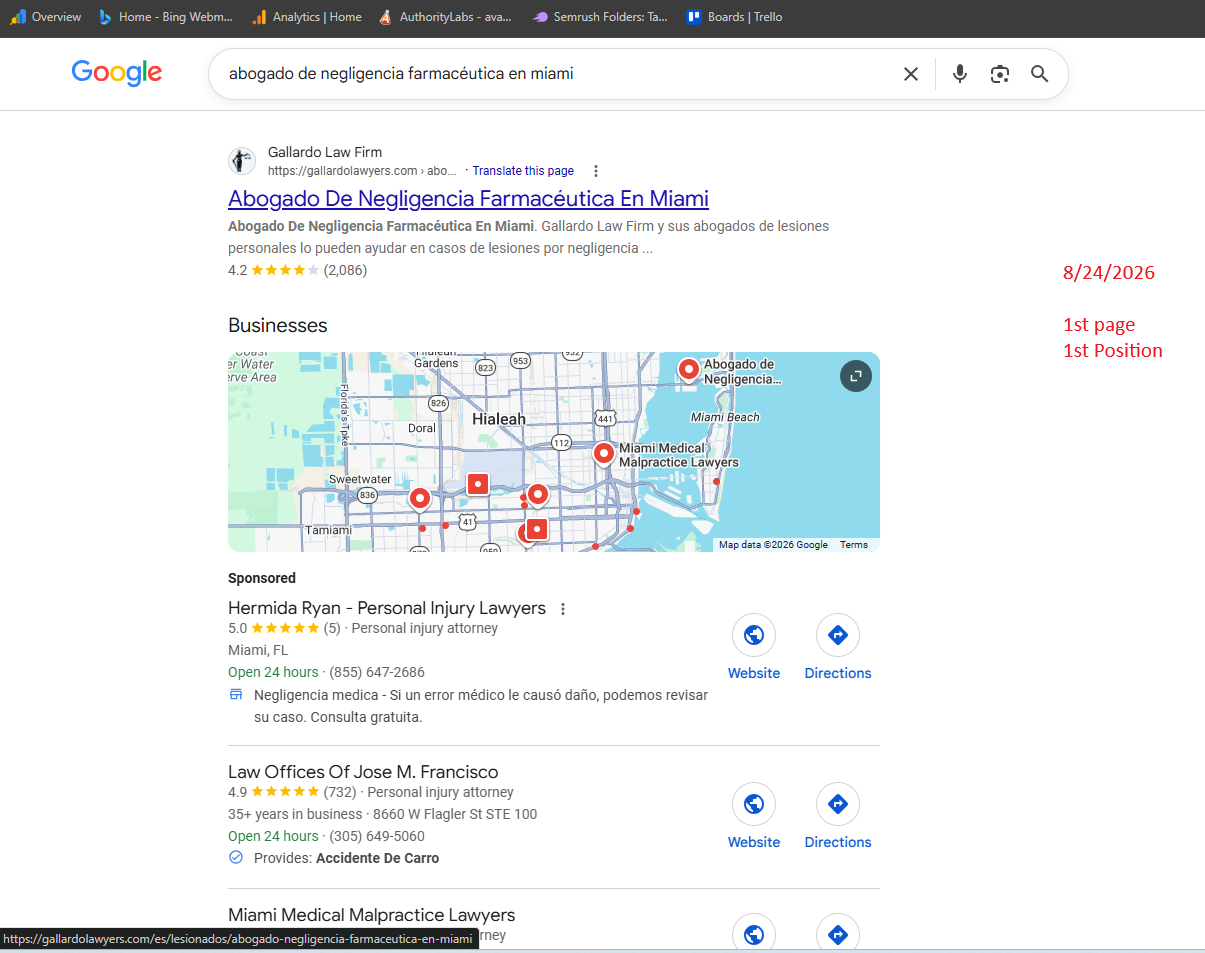 Google SEO Analysis