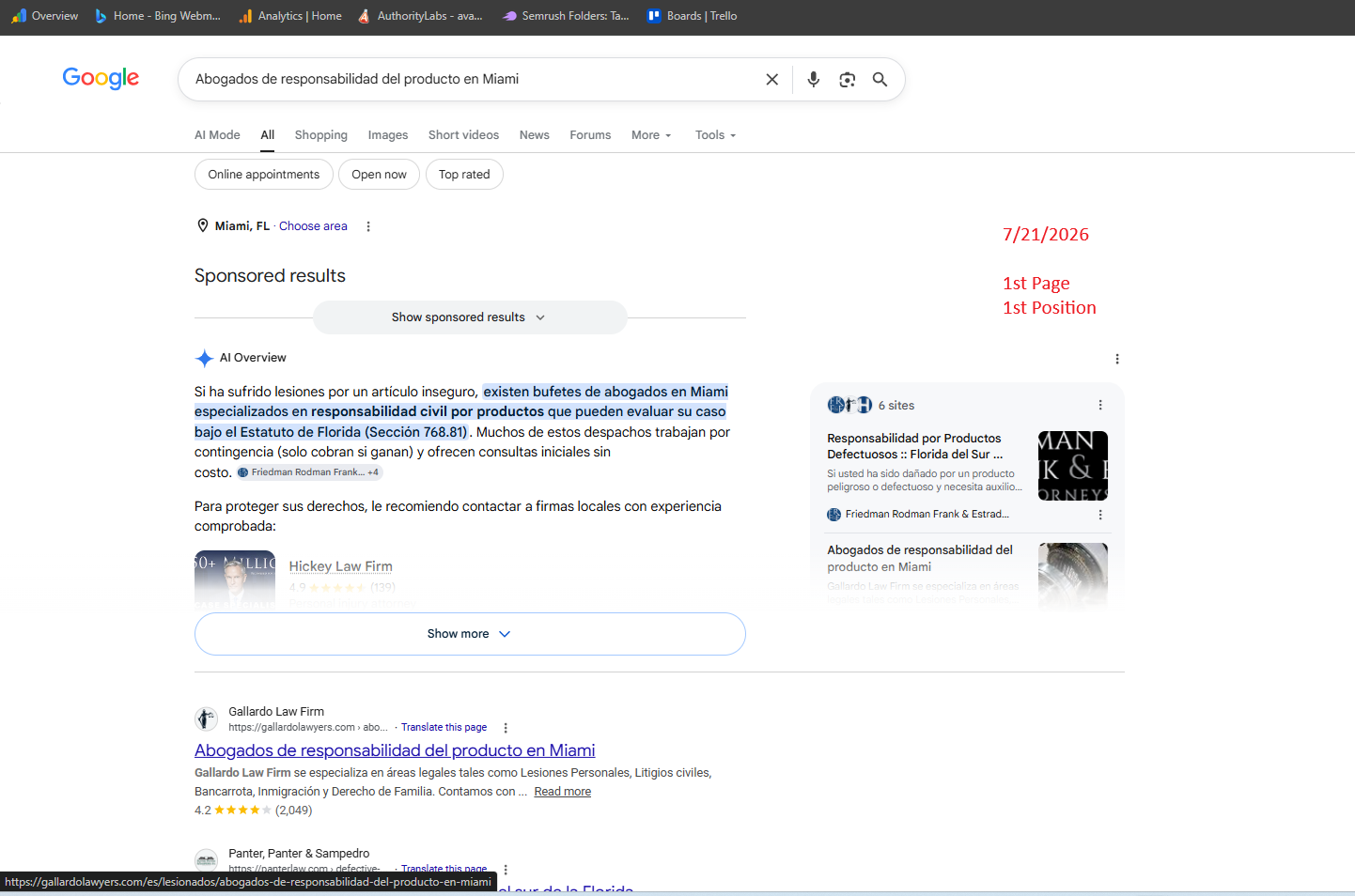 Google SEO Analysis