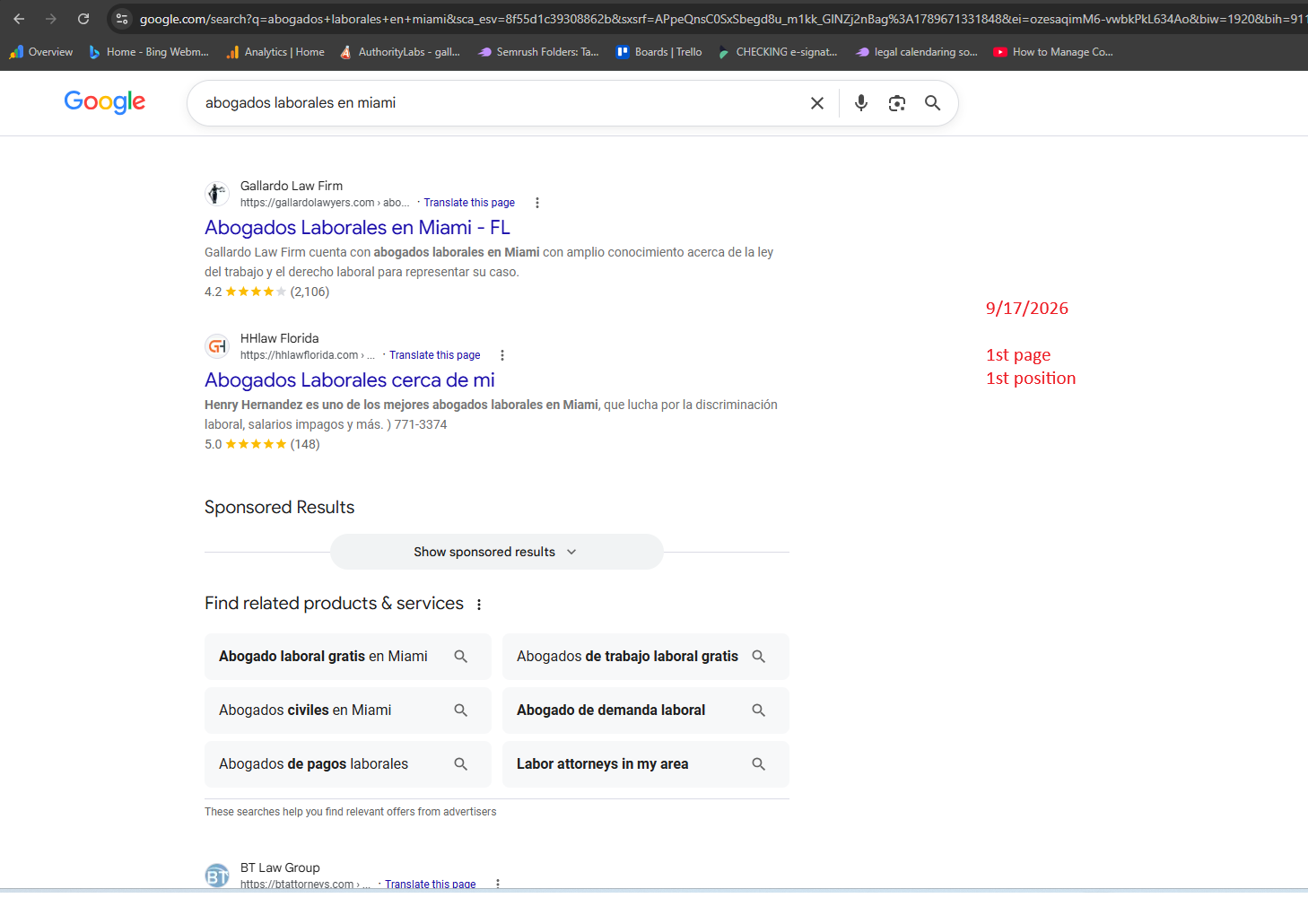 Google SEO Analysis