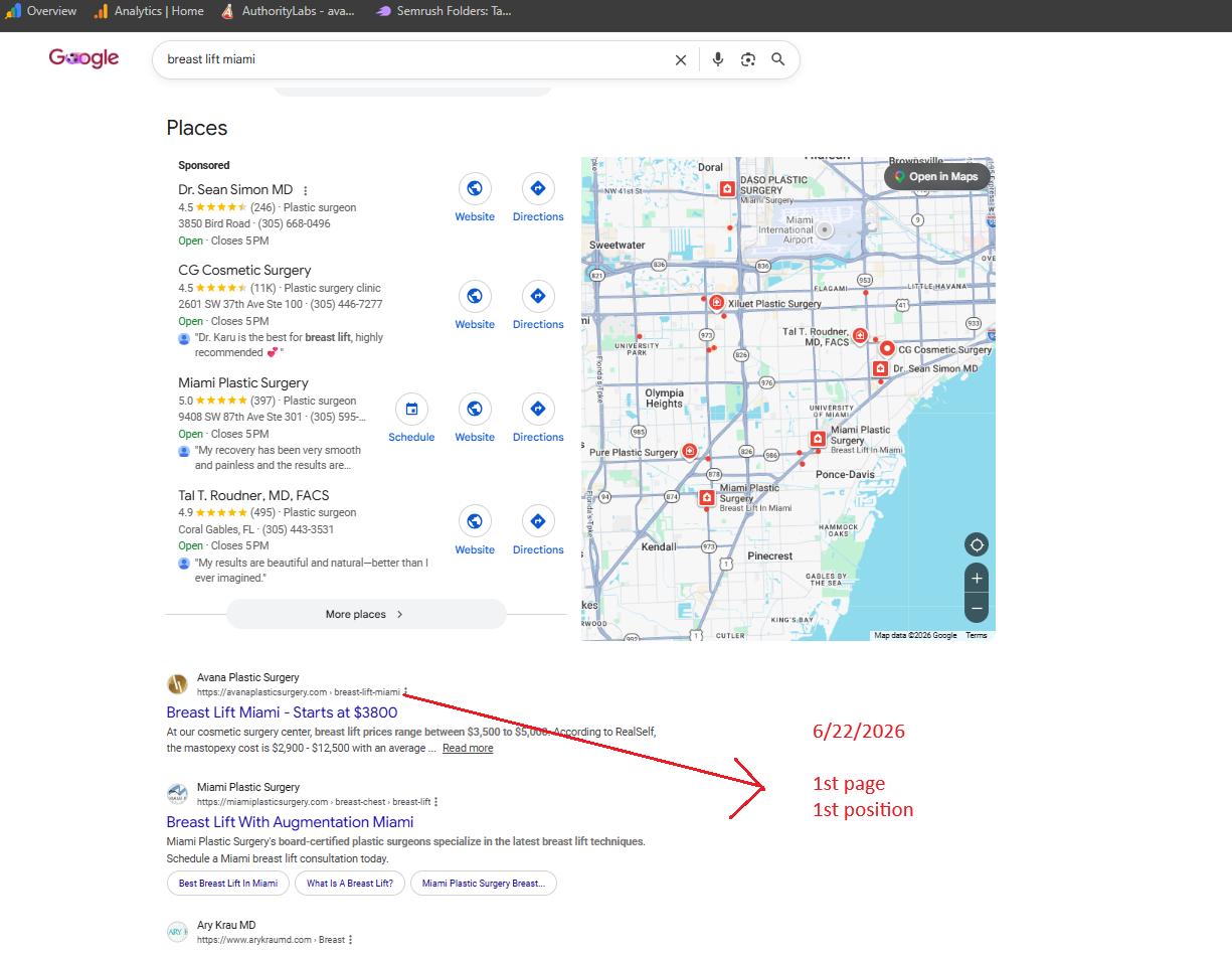 Google SEO Analysis