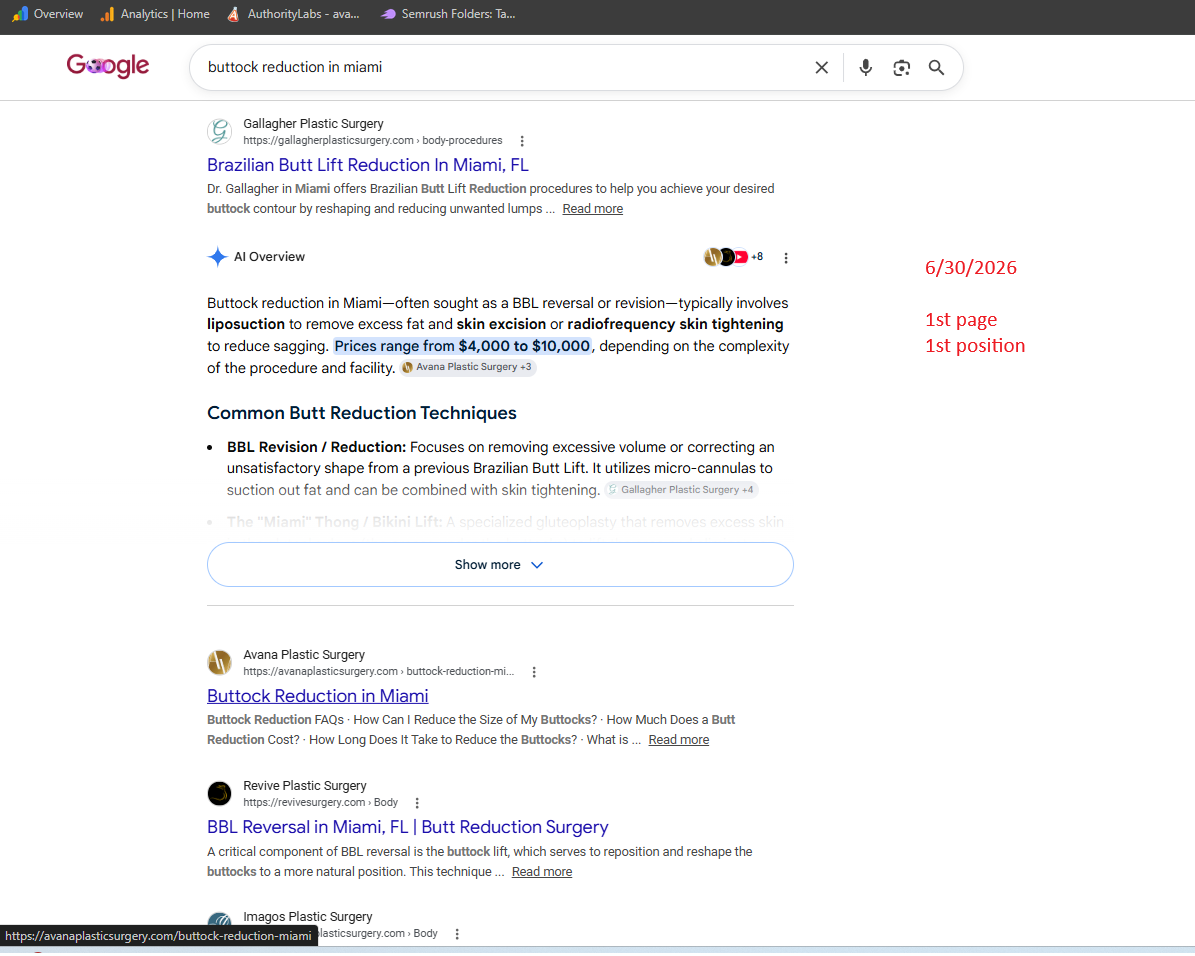 Google SEO Analysis