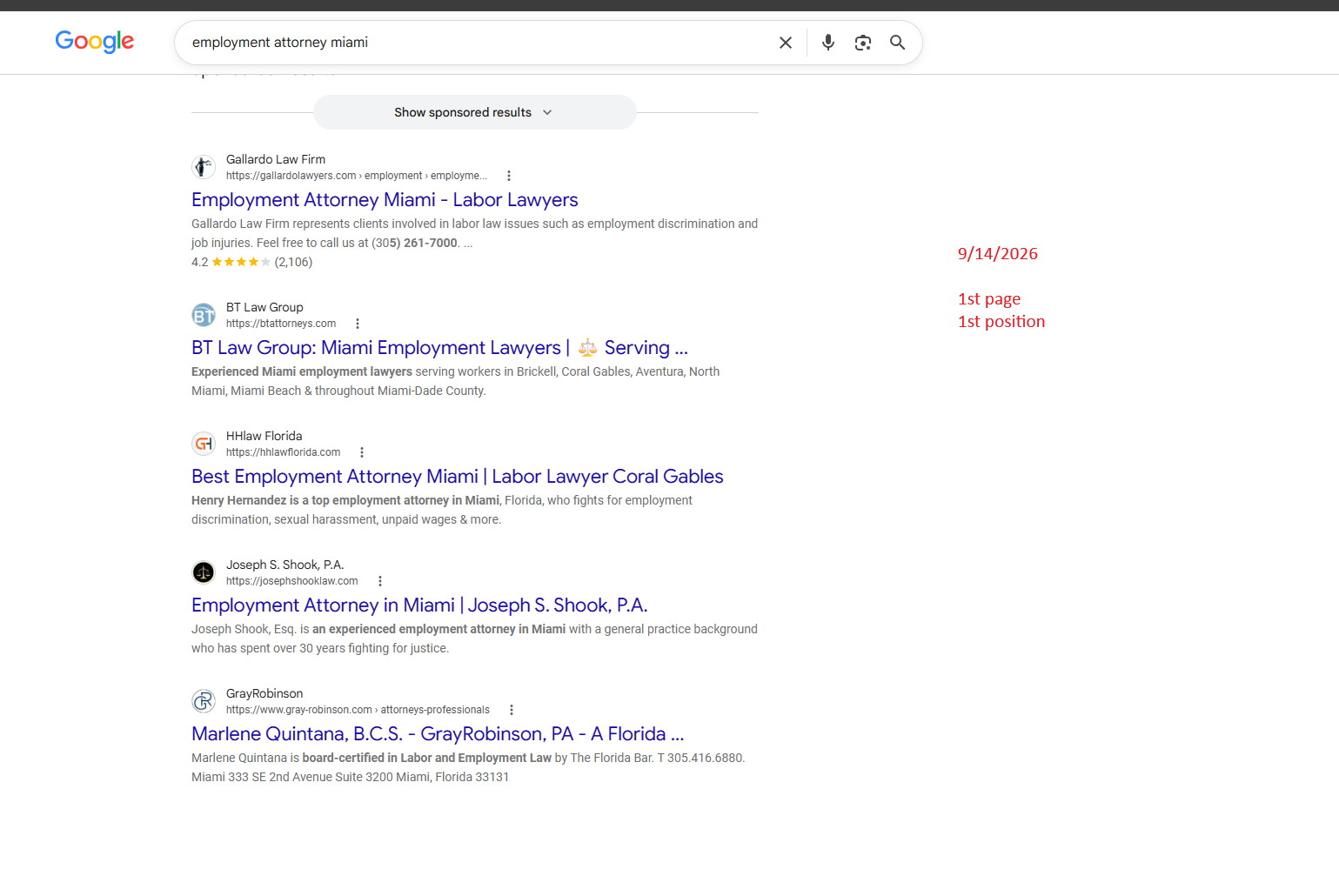 Google SEO Analysis