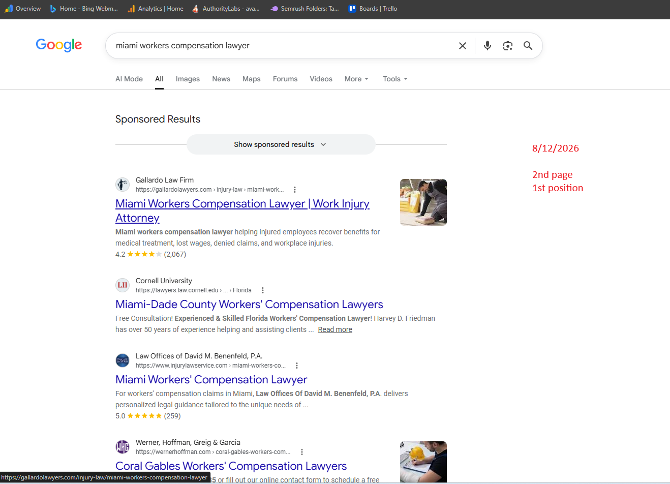 Google SEO Analysis