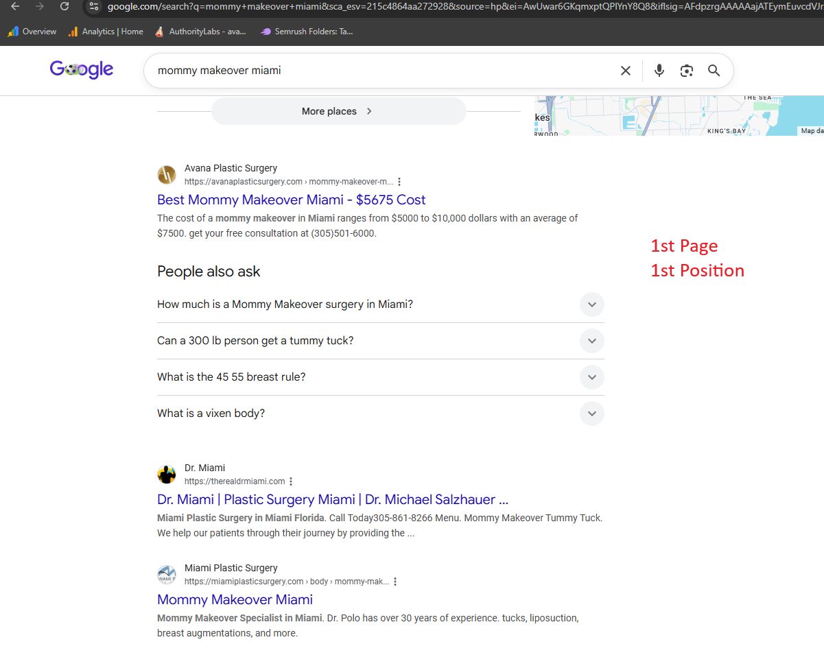 Google SEO Analysis