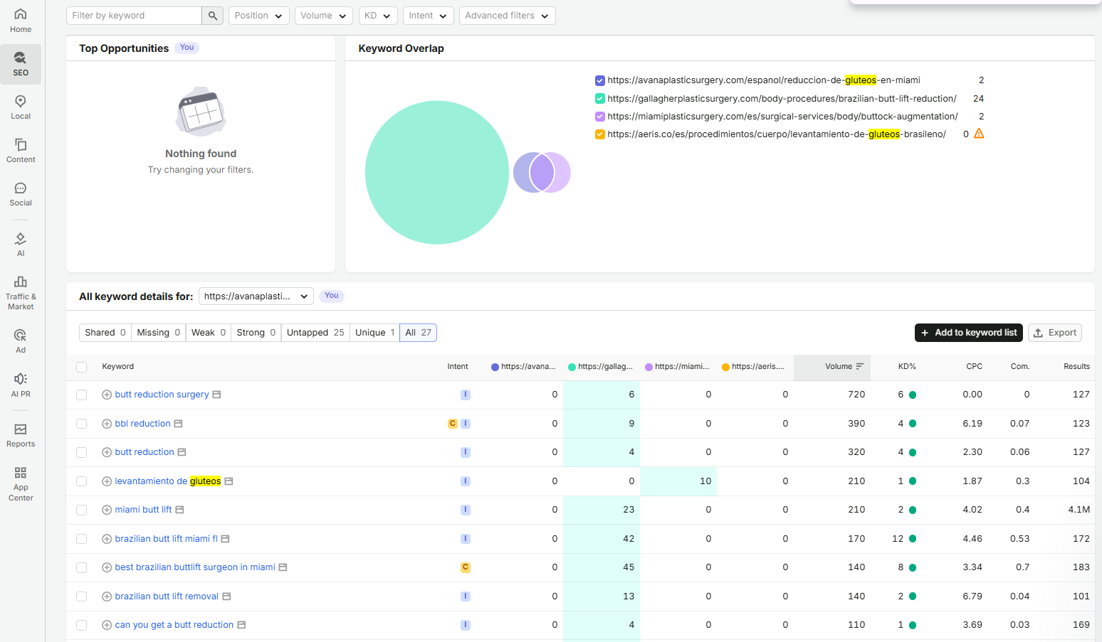 Semrush SEO Analysis