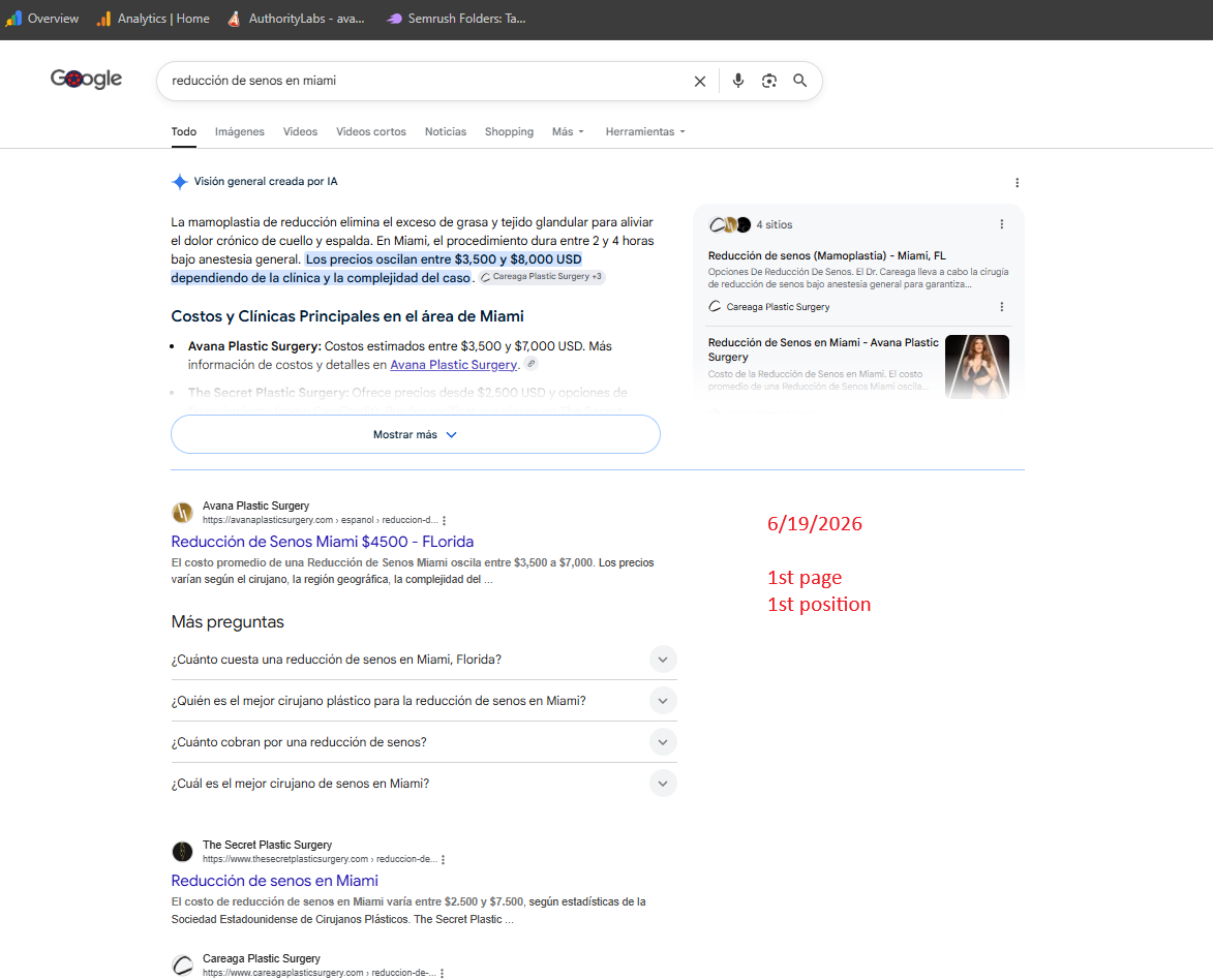 Google SEO Analysis