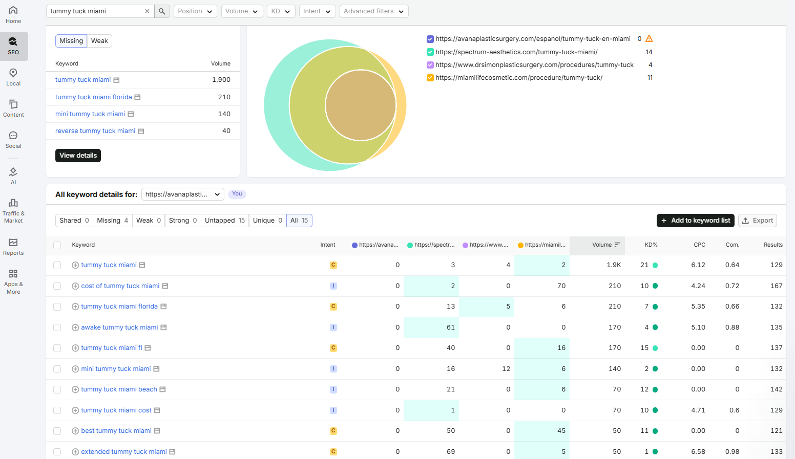 Semrush SEO Analysis