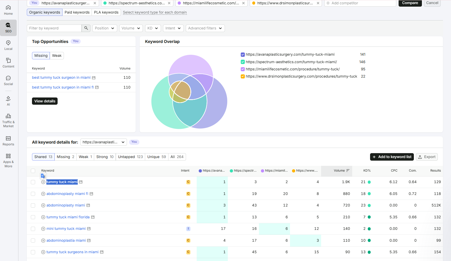 Semrush SEO Analysis